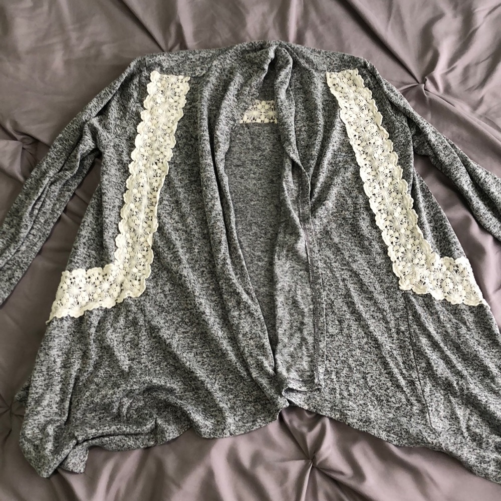 Gray Cardigan